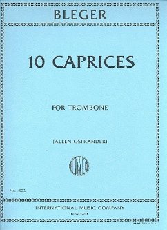 10 Caprices for trombone Cover 10 Caprices for trombone