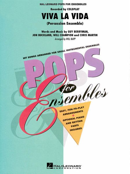 Viva La Vida Percussionensemble Partitur