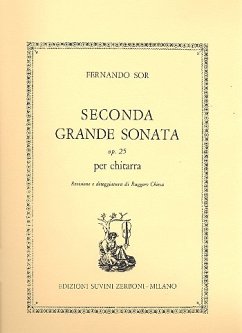 Cover Seconda grande sonata op.25 per chitarra