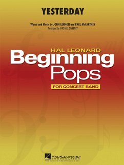 Cover John Lennon_Paul McCartney, Yesterday Concert Band Partitur + Stimmen