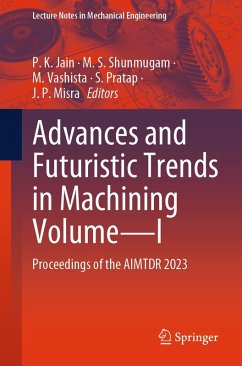 Cover Advances and Futuristic Trends in Machining Volume-I (eBook, PDF)