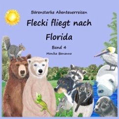 Cover Flecki fliegt nach Florida - Bilderbuch mit Ausmalbildern