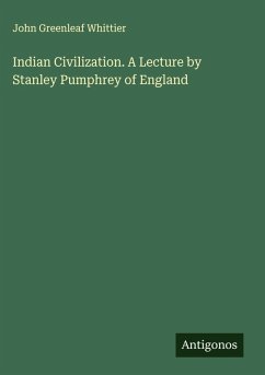 Cover Indian Civilization. A Lecture by Stanley Pumphrey of England