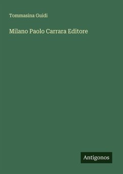 Cover Milano Paolo Carrara Editore