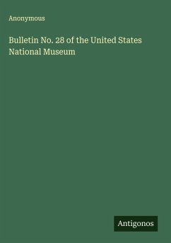 Cover Bulletin No. 28 of the United States National Museum