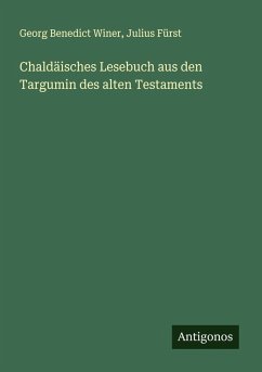 Cover Chaldäisches Lesebuch aus den Targumin des alten Testaments