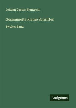 Cover Gesammelte kleine Schriften