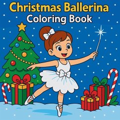 Cover Christmas Ballerina Coloring Book