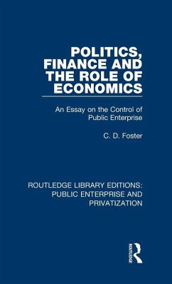 Cover Politics, Finance and the Role of Economics