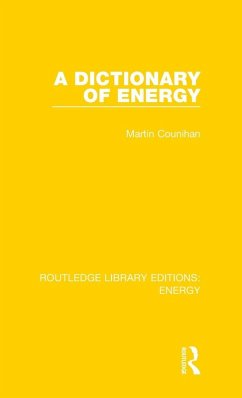 Cover A Dictionary of Energy