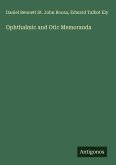 Ophthalmic and Otic Memoranda