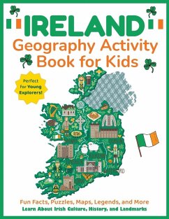 Cover Ireland Geography Activity Book for Kids