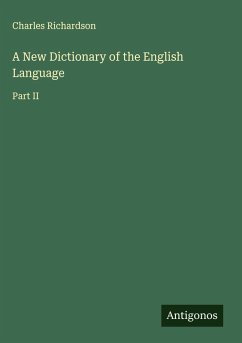 Cover A New Dictionary of the English Language
