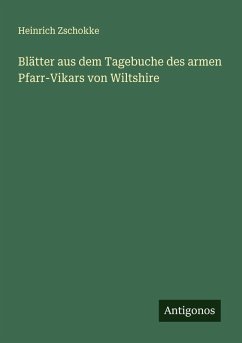 Cover Blätter aus dem Tagebuche des armen Pfarr-Vikars von Wiltshire