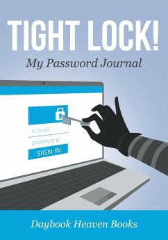 Cover TIGHT LOCK MY PASSWORD JOURNAL
