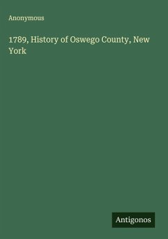 Cover 1789, History of Oswego County, New York