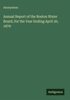 Cover Annual Report of the Boston Water Board, for the Year Ending April 30, 1879