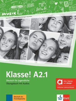 Cover Klasse! A2.1 - Hybride Ausgabe allango. Übungsbuch mit Audios inklusive Lizenzschlüssel allango (24 Monate)