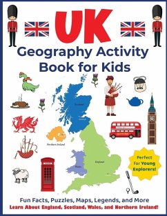 Cover UK Geography Activity Book for Kids