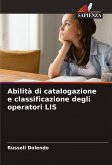 Abilità di catalogazione e classificazione degli operatori LIS