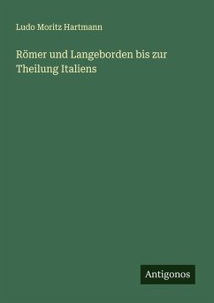 Cover Römer und Langeborden bis zur Theilung Italiens