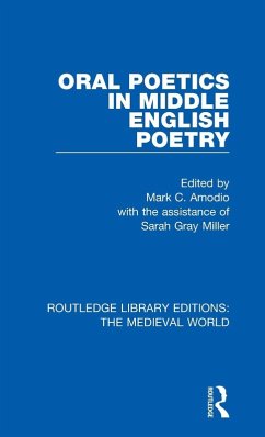 Cover Oral Poetics in Middle English Poetry