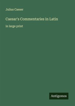 Cover Caesar's Commentaries in Latin