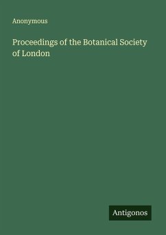 Cover Proceedings of the Botanical Society of London