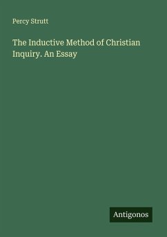 Cover The Inductive Method of Christian Inquiry. An Essay
