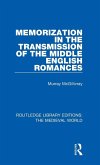 Memorization in the Transmission of the Middle English Romances