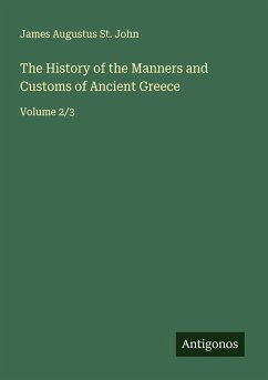 Cover The History of the Manners and Customs of Ancient Greece
