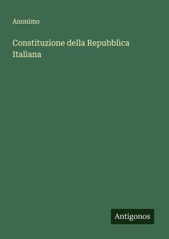 Cover Constituzione della Repubblica Italiana