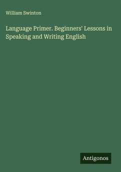 Cover Language Primer. Beginners' Lessons in Speaking and Writing English