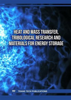 Heat and Mass Transfer, Tribological Research and Materials for Energy Storage (eBook, PDF)