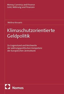 Cover Klimaschutzorientierte Geldpolitik