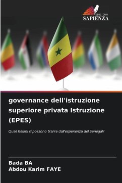 Cover governance dell'istruzione superiore privata Istruzione (EPES)