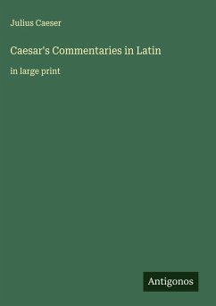Cover Caesar's Commentaries in Latin