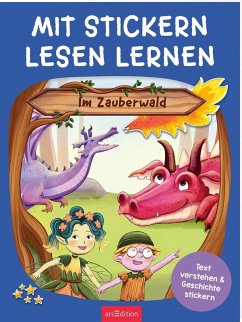 Cover Mit Stickern Lesen lernen - Im Zauberwald