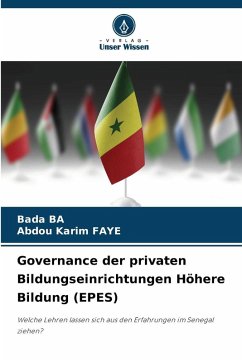 Cover Governance der privaten Bildungseinrichtungen Höhere Bildung (EPES)