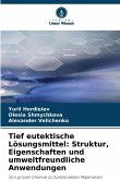 Tief eutektische Lösungsmittel: Struktur, Eigenschaften und umweltfreundliche Anwendungen Tief eutektische Lösungsmittel: Struktur, Eigenschaften und umweltfreundliche Anwendungen