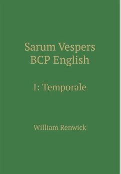 Sarum Vespers BCP English I - Renwick, William