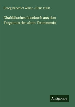 Cover Chaldäisches Lesebuch aus den Targumin des alten Testaments