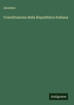 Cover Constituzione della Repubblica Italiana