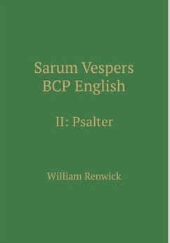 Sarum Vespers BCP English II - Renwick, William