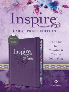 Cover Inspire Praise Bible Large Print Nlt, Filament Enabled (Hardcover Leatherlike, Purple)