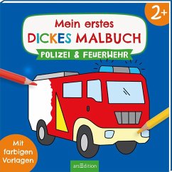 Cover Mein erstes dickes Malbuch ab 2 - Polizei & Feuerwehr