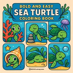 Bold & Easy Sea Turtle Coloring Book - Revive Coloring Books