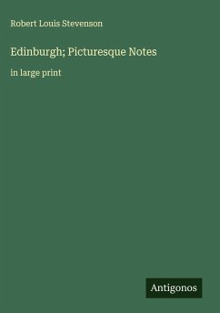 Cover Edinburgh; Picturesque Notes