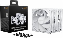 be quiet! Pure Wings 3 120mm PWM Reverse White 3-Pack