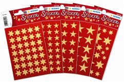 Herma Sticker Sterne Gold 423 Stück, Stern Sticker aus Goldpapier für Advent & Weihnachten, verschiedene Größen Cover Herma Sticker Sterne Gold 423 Stück, Stern Sticker aus Goldpapier für Advent & Weihnachten, verschiedene Größen
